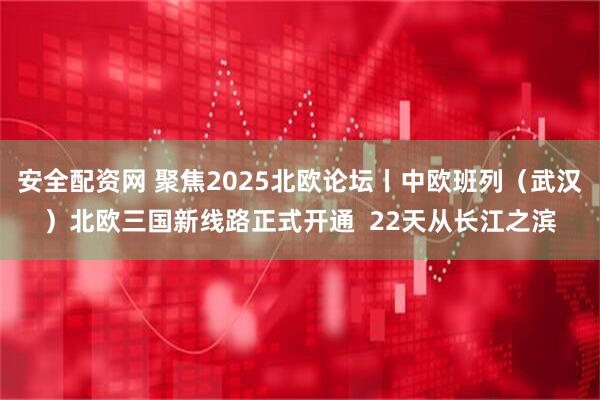 安全配资网 聚焦2025北欧论坛丨中欧班列（武汉）北欧三国新线路正式开通  22天从长江之滨